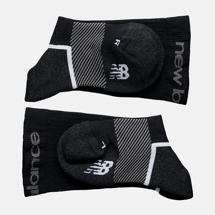 Socks MenWomen Compression Crew 1 Pair BLACK New Balance