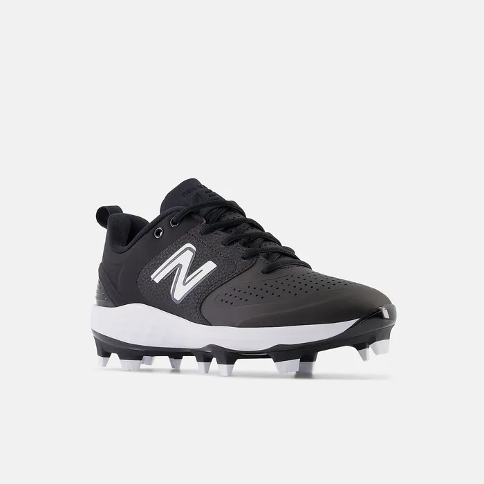 Softball Fresh Foam Velo v3 Molded Synthetics Black with White New Balance Women