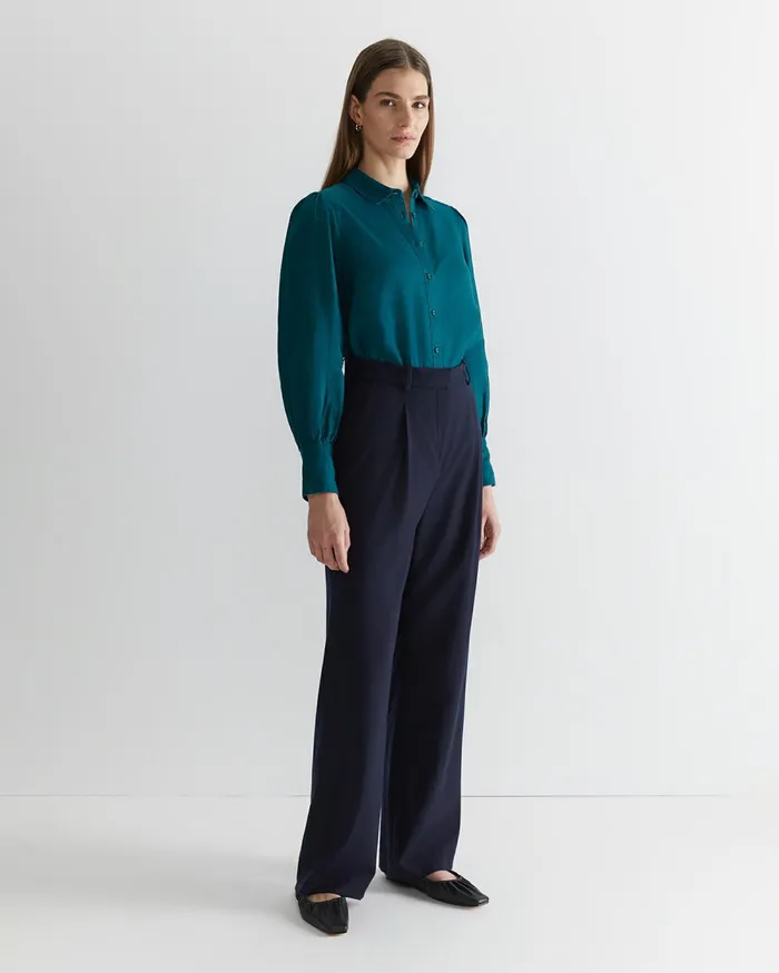 Sportscraft Amy Blouse Teal Women Shirts