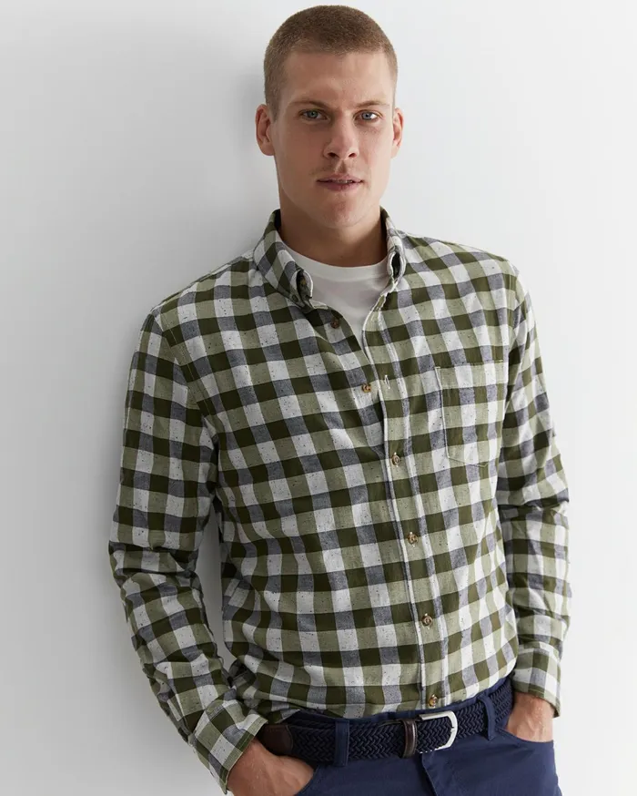 Sportscraft Bowman Shirt Moss Men Shirts