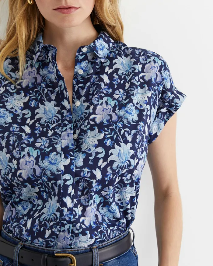 Sportscraft Butterfly Short Sleeve Liberty Shirt Multi Women Shirts