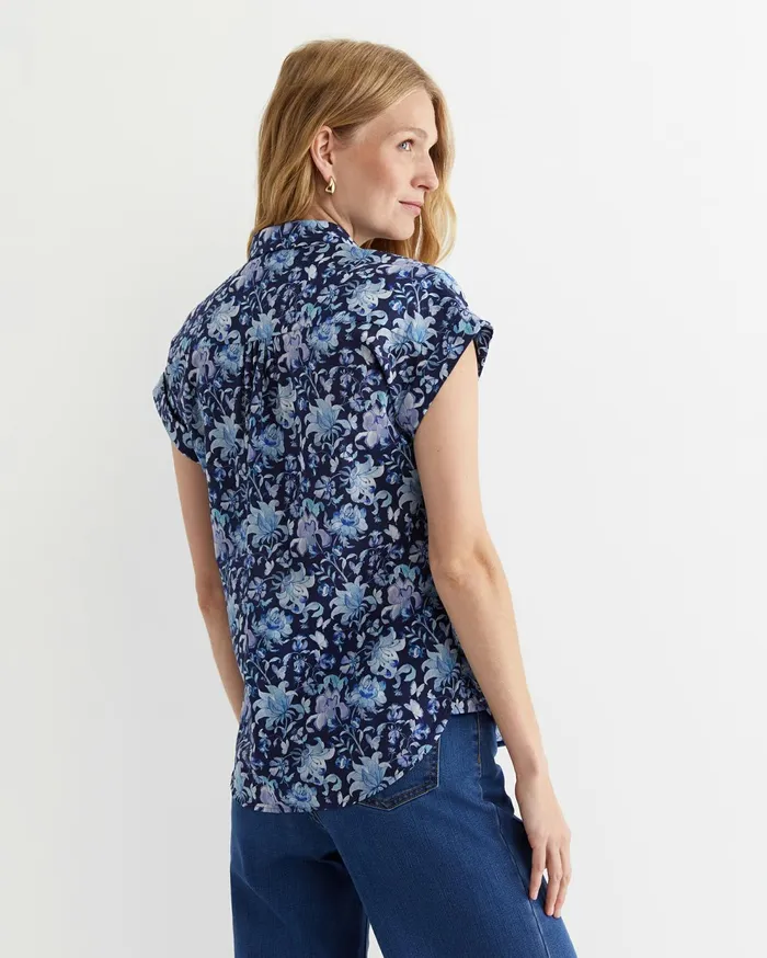 Sportscraft Butterfly Short Sleeve Liberty Shirt Multi Women Shirts
