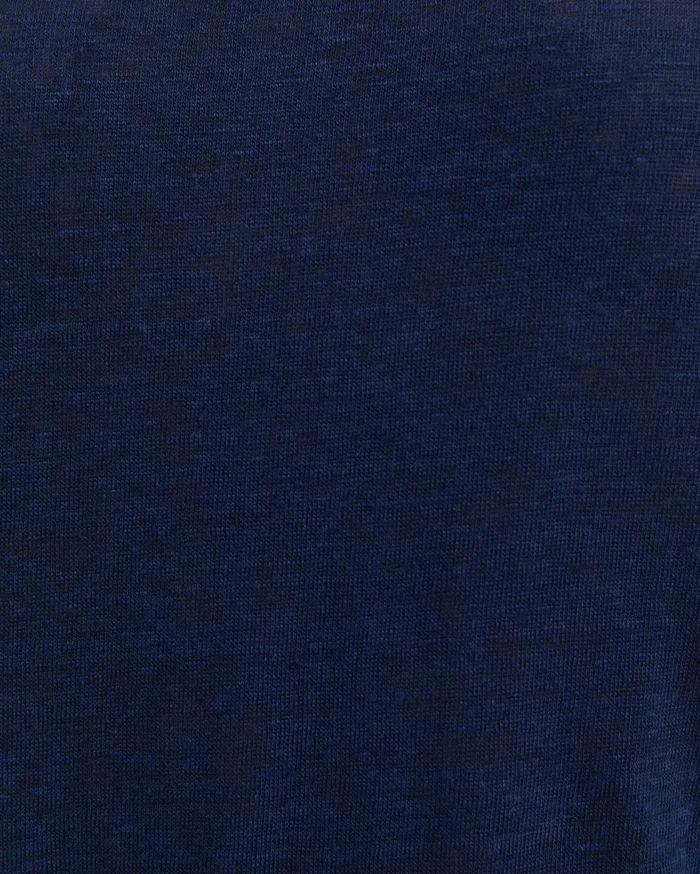 Sportscraft Cecile Linen Top Navy Women Tops and Tees