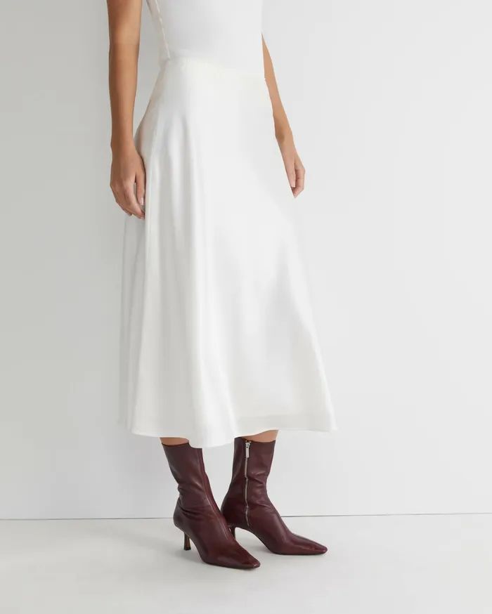 Sportscraft Charlotte Bias Slip Skirt Milk Women Skirts