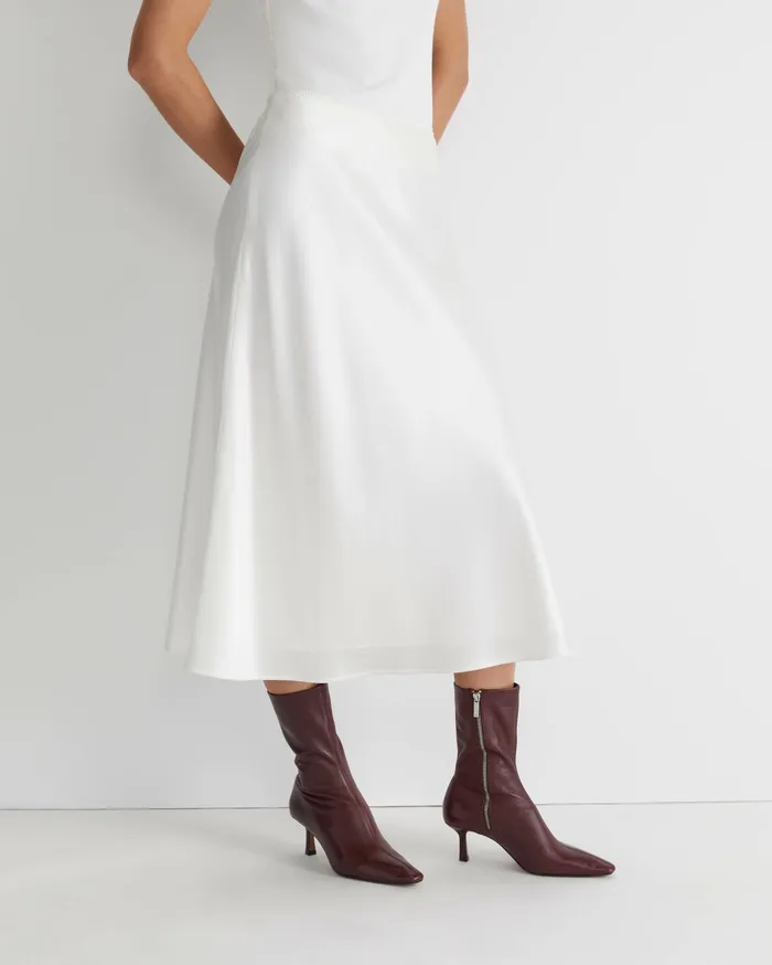 Sportscraft Charlotte Bias Slip Skirt Milk Women Skirts