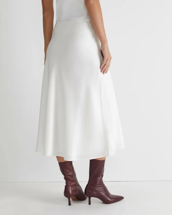 Sportscraft Charlotte Bias Slip Skirt Milk Women Skirts