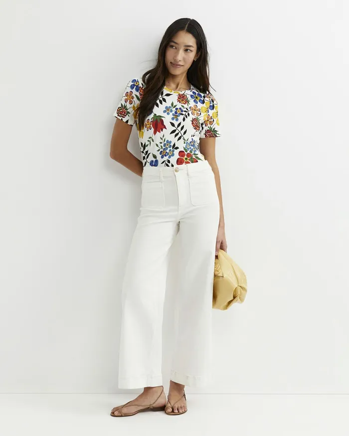 Sportscraft Edenham Short Sleeve Liberty Tee Whitemulti Women Tops and Tees