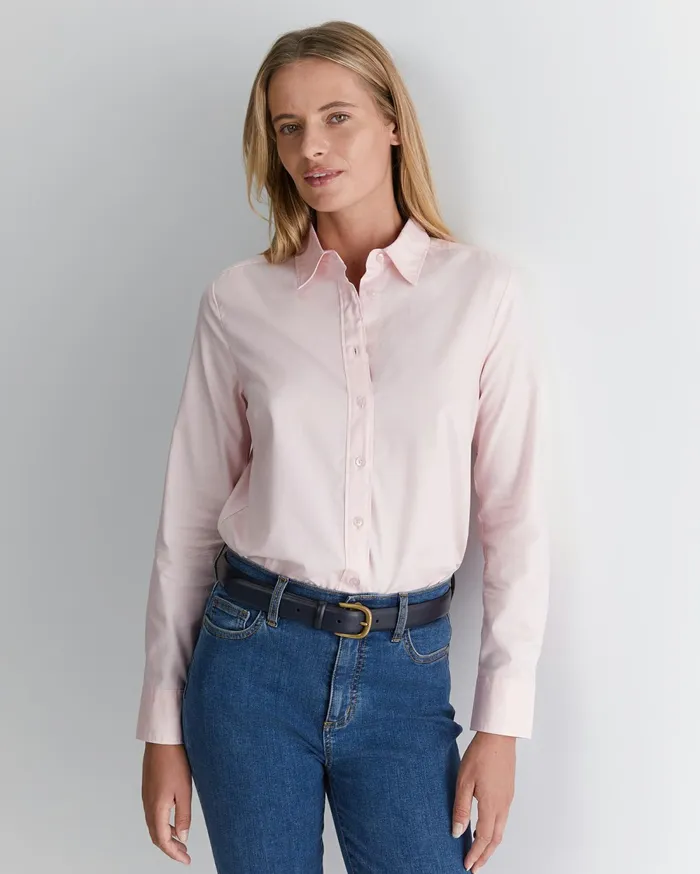 Sportscraft Emily Oxford Shirt Pink Women Shirts