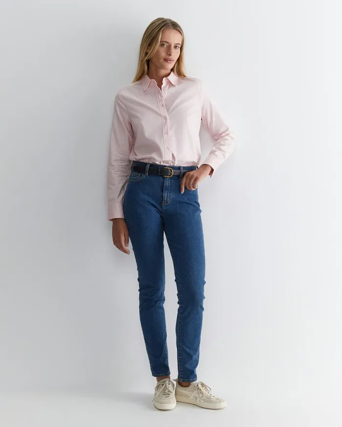 Sportscraft Emily Oxford Shirt Pink Women Shirts