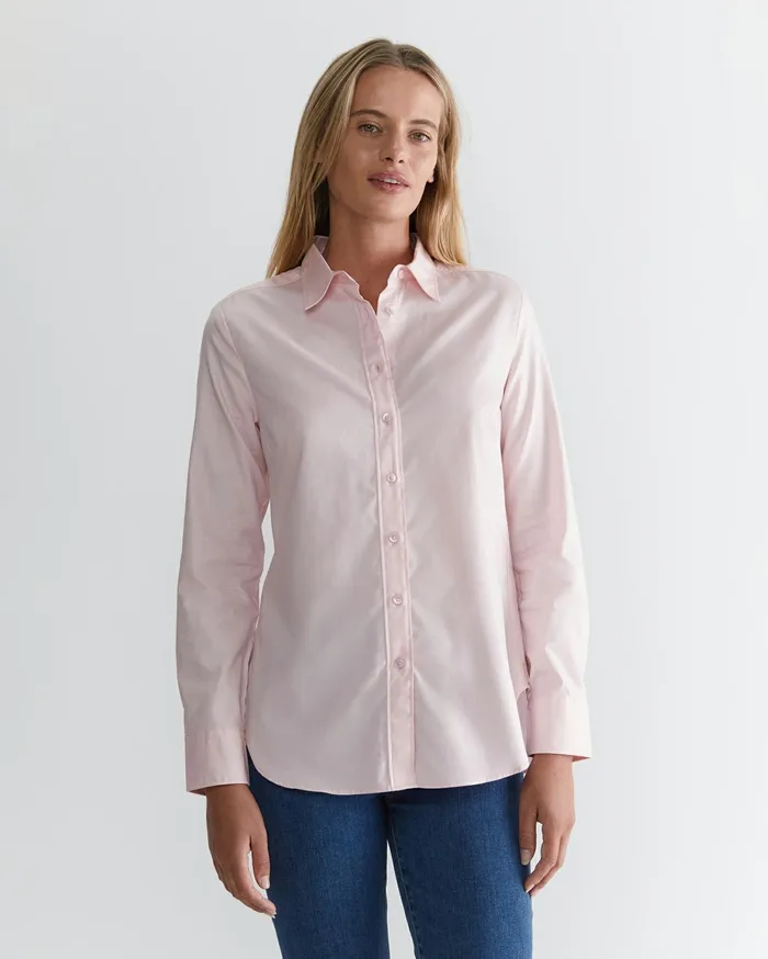 Sportscraft Emily Oxford Shirt Pink Women Shirts