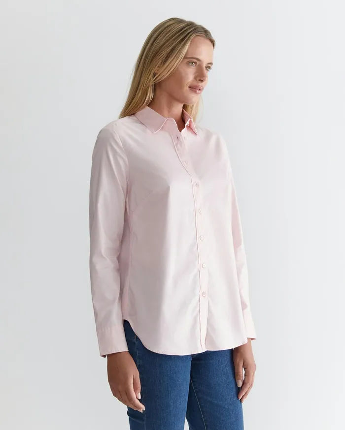 Sportscraft Emily Oxford Shirt Pink Women Shirts