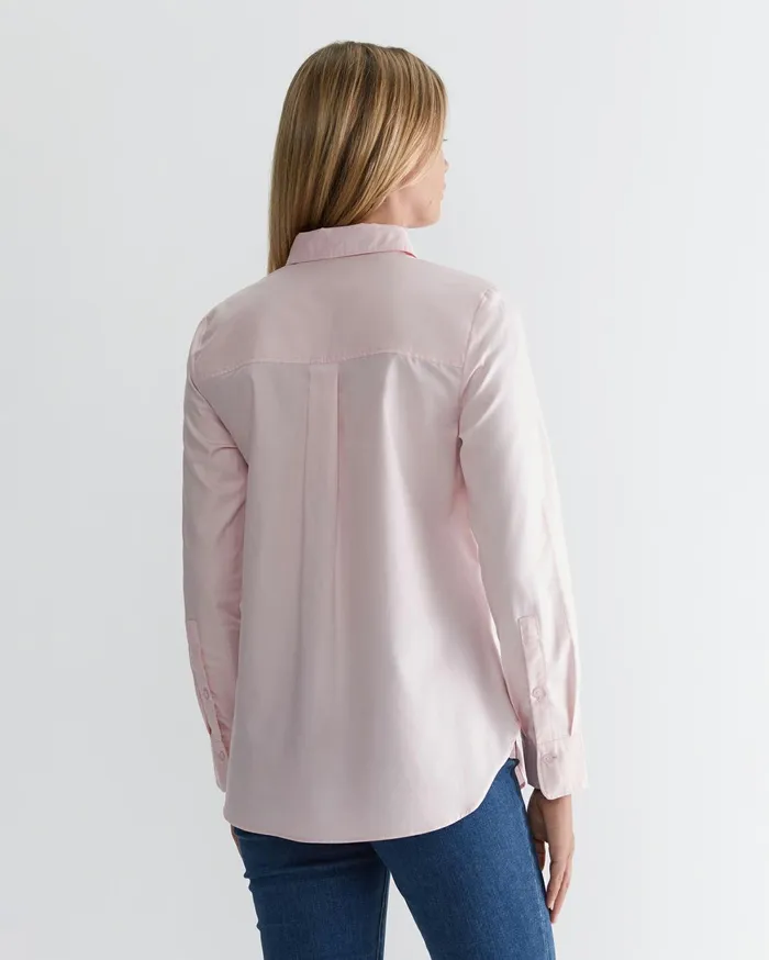 Sportscraft Emily Oxford Shirt Pink Women Shirts