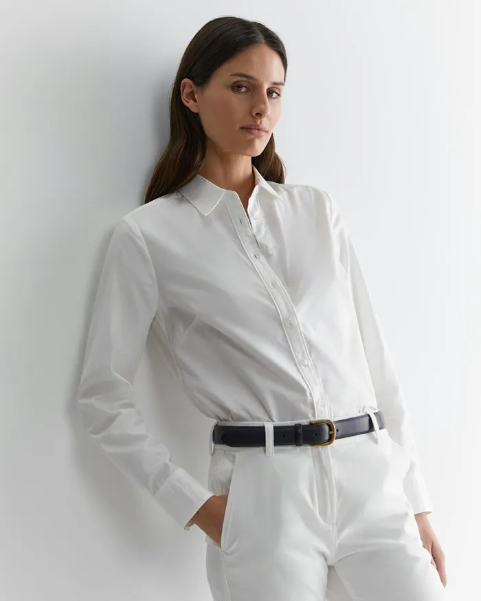 Sportscraft Emily Oxford Shirt White Women Shirts