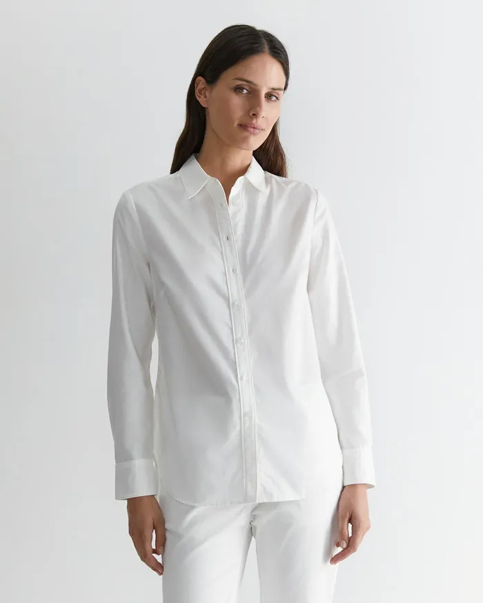 Sportscraft Emily Oxford Shirt White Women Shirts