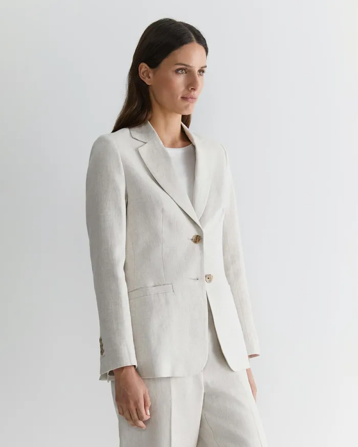 Sportscraft Freya Linen Blazer String Women Blazers