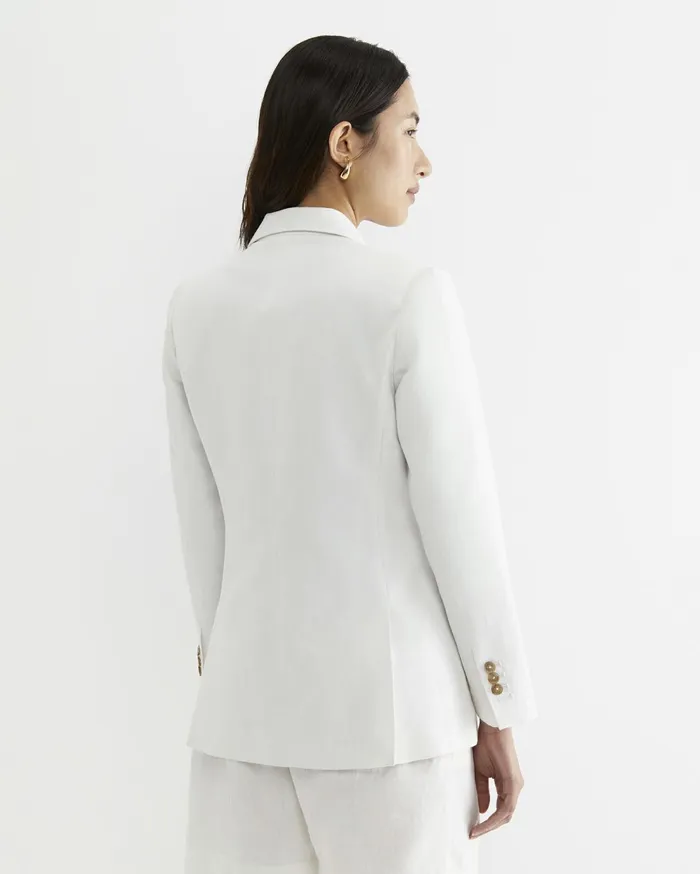 Sportscraft Freya Linen Blazer White Women Blazers