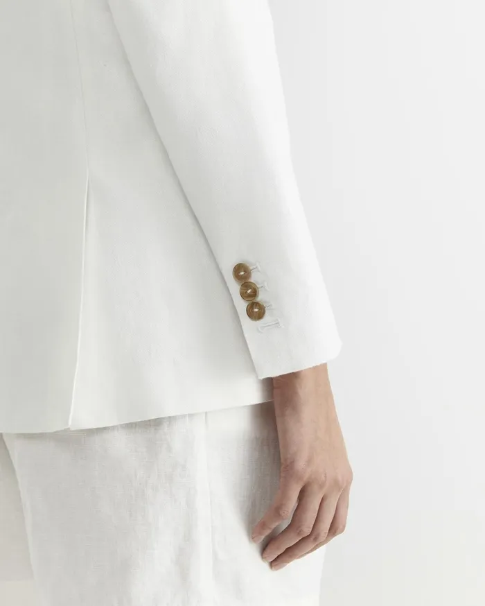 Sportscraft Freya Linen Blazer White Women Blazers
