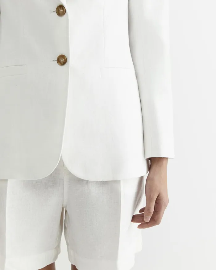 Sportscraft Freya Linen Blazer White Women Blazers