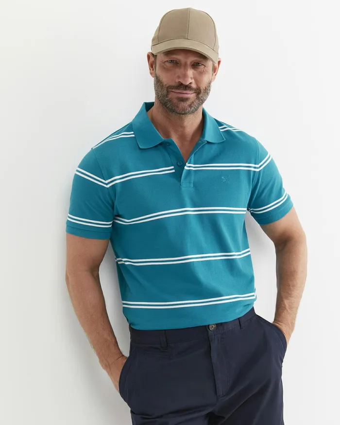 Sportscraft Hall Polo Teal Men TShirts and Polos