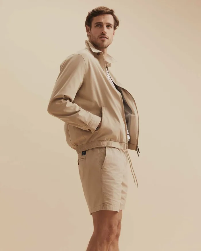 Sportscraft Harrington Jacket Limestone Men Jackets and Blazers