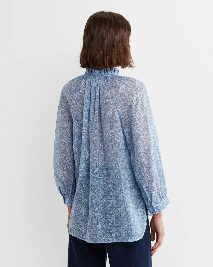 Sportscraft Jacqueline Long Sleeve Liberty Blouse Blue Multi Women Shirts