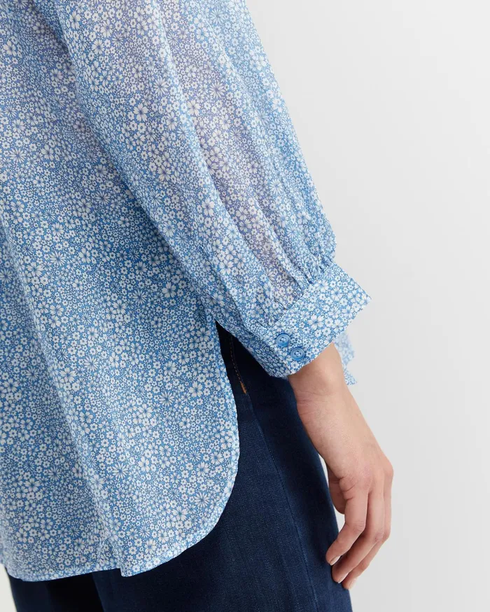 Sportscraft Jacqueline Long Sleeve Liberty Blouse Blue Multi Women Shirts