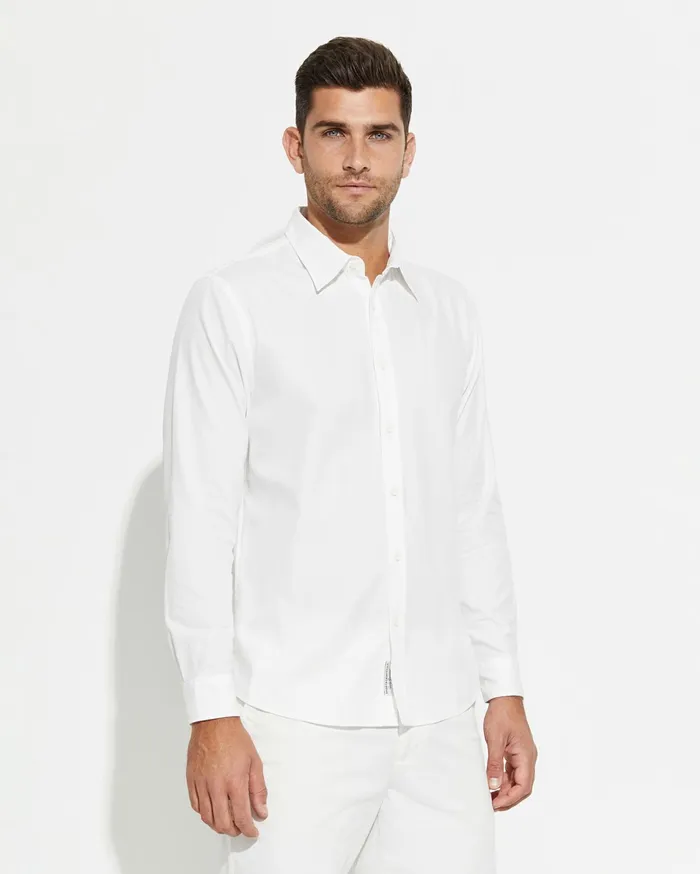 Sportscraft Long Sleeve Archie Shirt White Men Shirts
