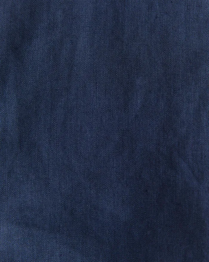 Sportscraft Long Sleeve Linen Shirt Navy Men Shirts