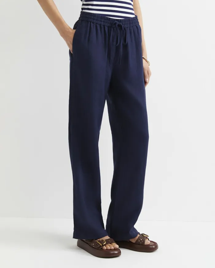 Sportscraft Lulu Drawcord Pant Navy Women Pants