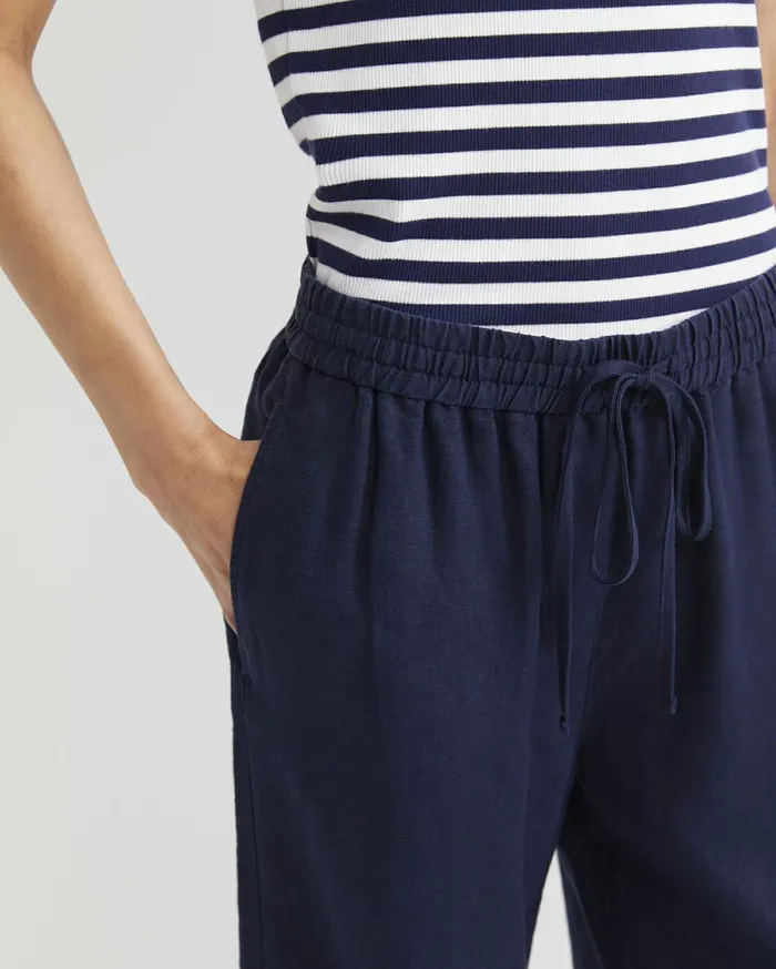 Sportscraft Lulu Drawcord Pant Navy Women Pants