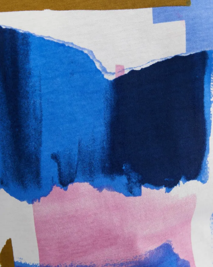 Sportscraft Martine Mercerised Tee Blue Multi Women Tops and Tees