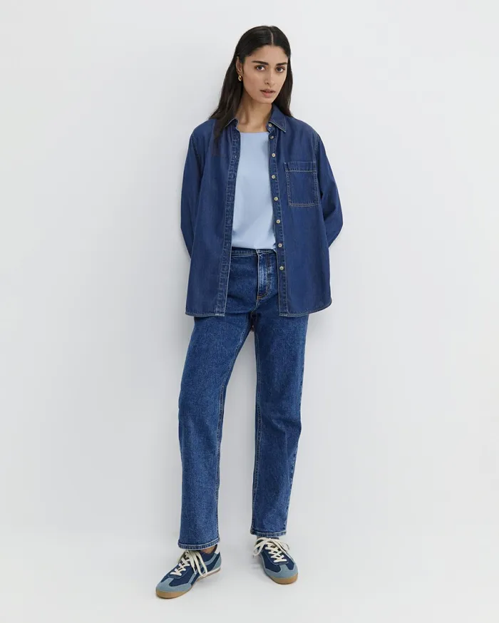 Sportscraft Mercerised Cotton Tee Pale Blue Women Tops and Tees