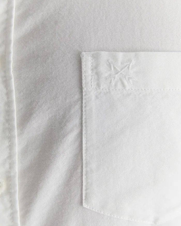 Sportscraft Oxford Long Sleeve Shirt White Men Shirts