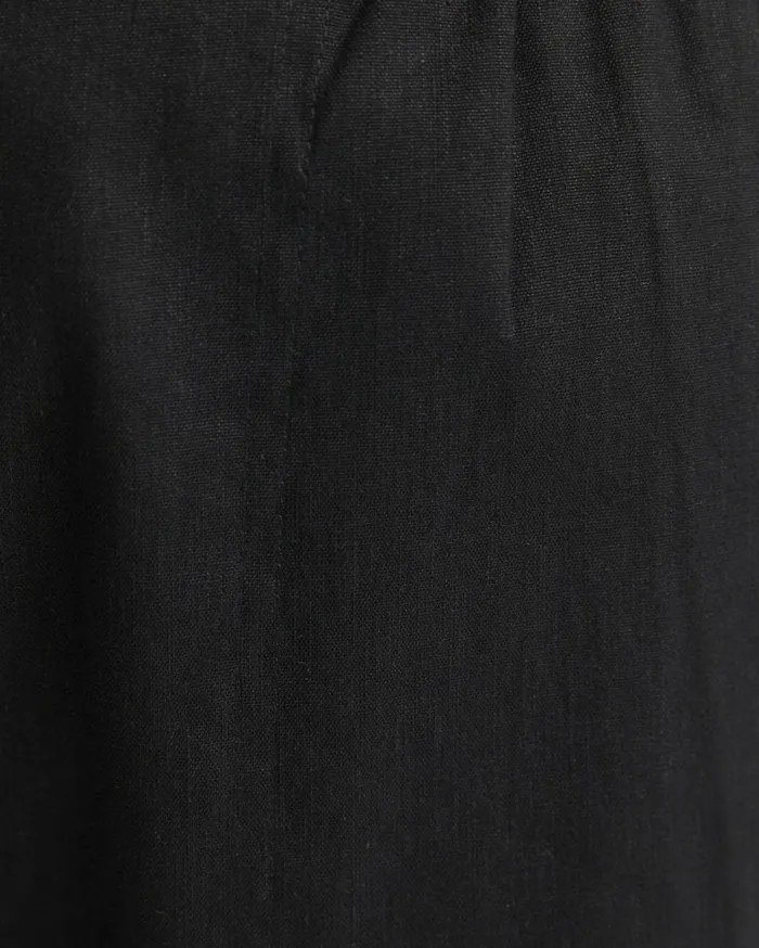 Sportscraft Rosa Bead Trim Linen Short Black Women Shorts