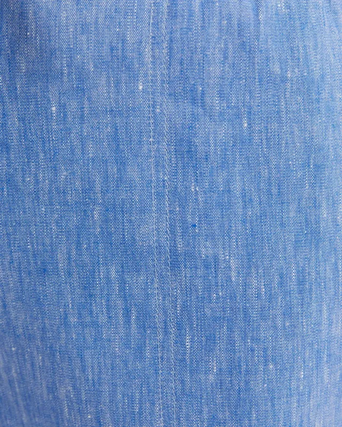 Sportscraft Rosa Crop Linen Pant Cerulean Women Pants
