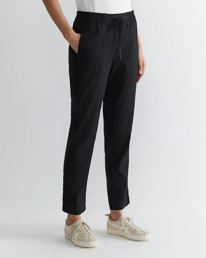 Sportscraft Rosa Linen Pant Black Women Pants