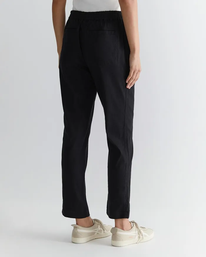 Sportscraft Rosa Linen Pant Black Women Pants