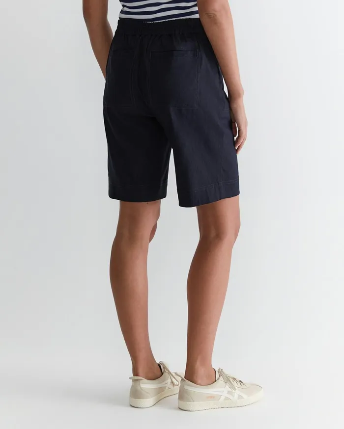 Sportscraft Rosa Linen Short Classic Navy Women Shorts