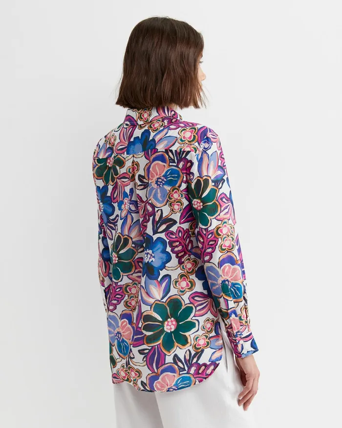 Sportscraft Sara Cotton Silk Shirt Multi Women Shirts