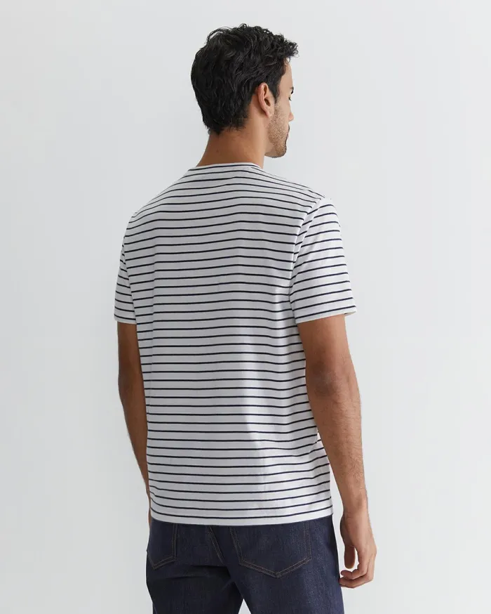 Sportscraft Supersoft Tee Whitenavy Men TShirts and Polos