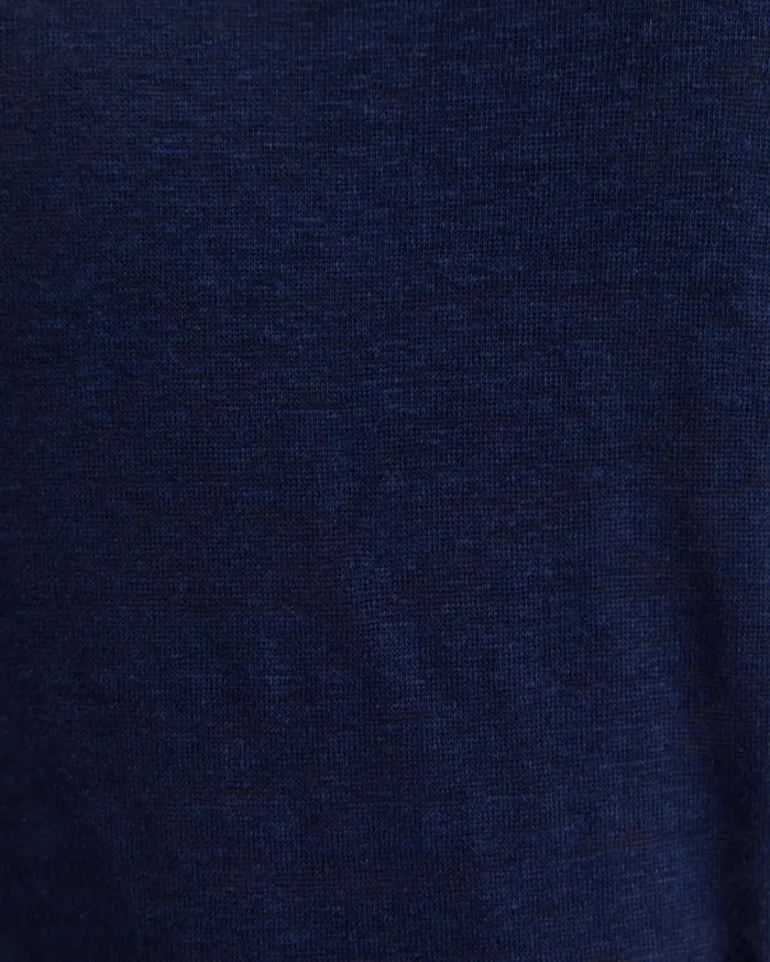 Sportscraft Tonia Crew Neck Linen Tee Navy Women Tops and Tees