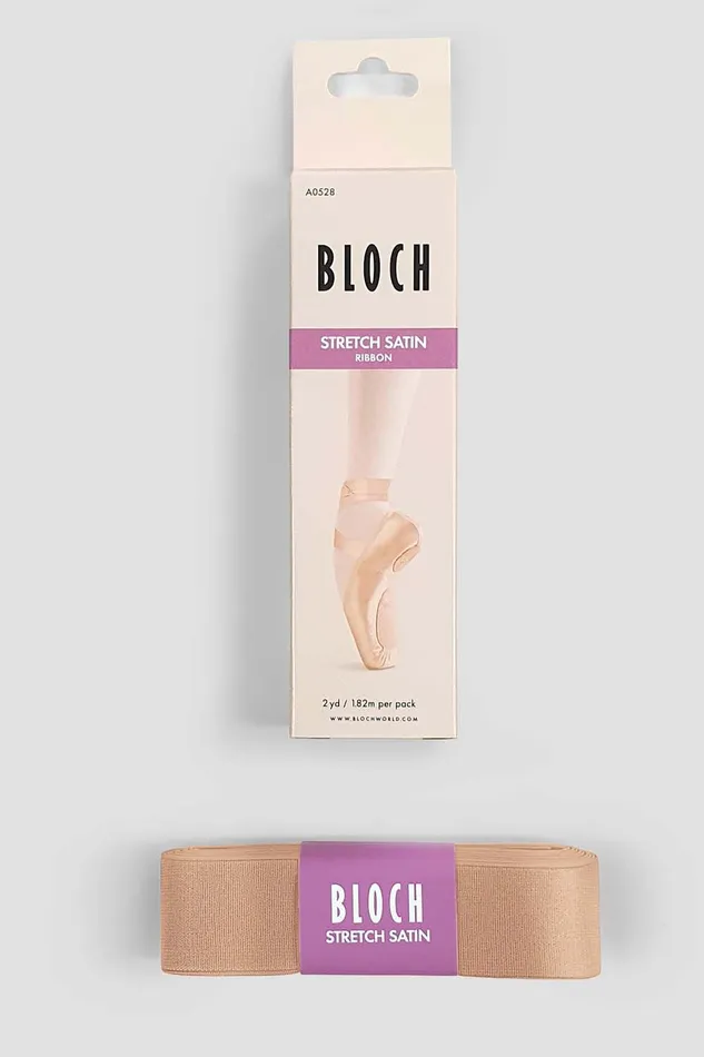 Stretch Satin Ribbon B24 Satin Tonal Pointe Shoes Bloch Adult