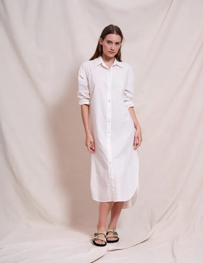 Sundry Clothing Dresses Women Women039s Midi Easy Shirt Dress In Optic White Optic White Sundry Clothing Dresses Women Women039s Midi Easy Shirt Dress In Optic White Optic White