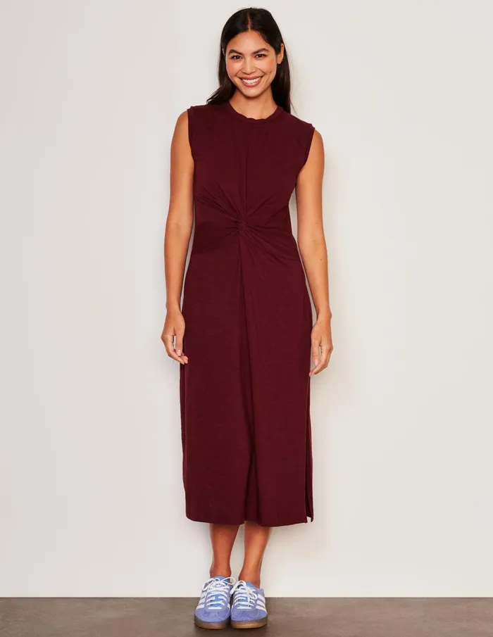 Sundry Clothing Dresses Women Women039s Midi Twist Sleeveless Dress In Red Rock Red Rock Sundry Clothing Dresses Women Women039s Midi Twist Sleeveless Dress In Red Rock Red Rock