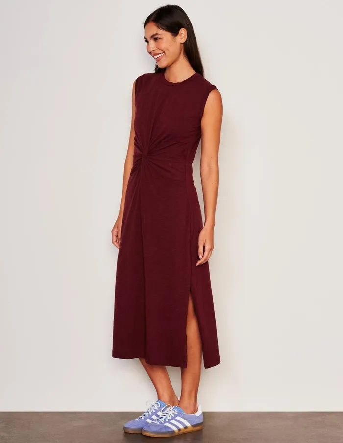 Sundry Clothing Dresses Women Women039s Midi Twist Sleeveless Dress In Red Rock Red Rock Sundry Clothing Dresses Women Women039s Midi Twist Sleeveless Dress In Red Rock Red Rock