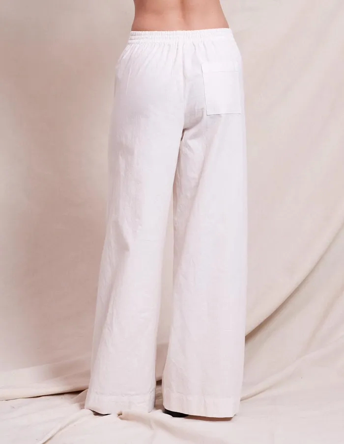 Sundry Clothing Pants Women Women039s Lace Up Wide Leg Pant In Oyster Oyster Sundry Clothing Pants Women Women039s Lace Up Wide Leg Pant In Oyster Oyster