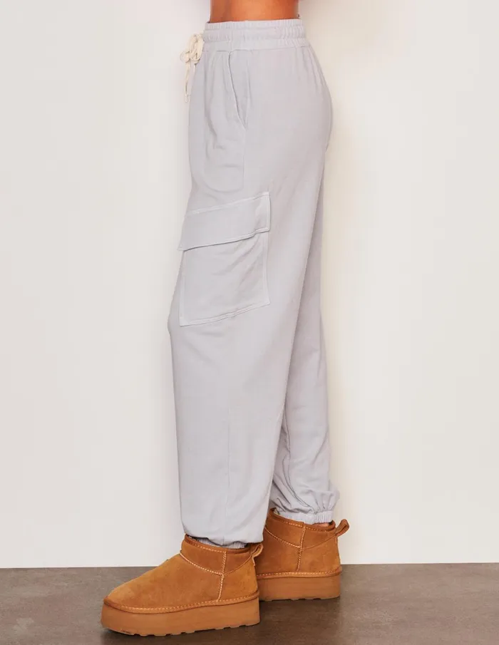 Sundry Clothing Sweatpants Women Women039s Lounge Cargo In Blue Linen Blue Linen Sundry Clothing Sweatpants Women Women039s Lounge Cargo In Blue Linen Blue Linen