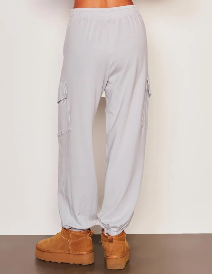 Sundry Clothing Sweatpants Women Women039s Lounge Cargo In Blue Linen Blue Linen Sundry Clothing Sweatpants Women Women039s Lounge Cargo In Blue Linen Blue Linen