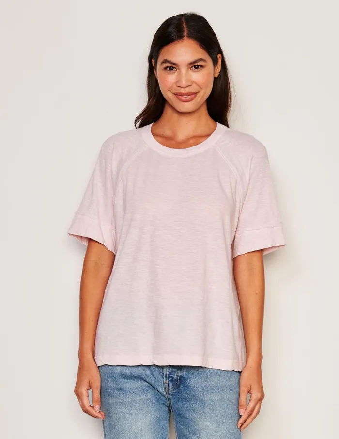 Sundry Clothing Tees Women Women039s Boyfriend Tee In Flush Pink Flush Pink
