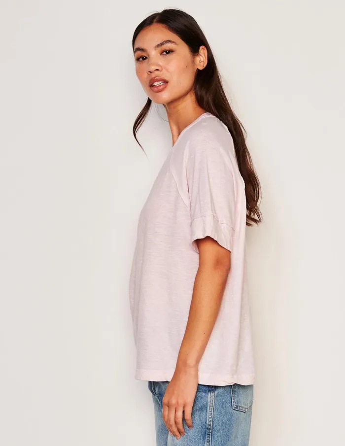 Sundry Clothing Tees Women Women039s Boyfriend Tee In Flush Pink Flush Pink